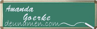 Amanda Goerke Visitenkarte